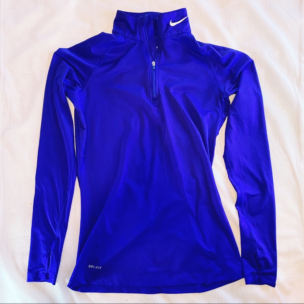 Nike Pro Blue Combat Compression Shirt